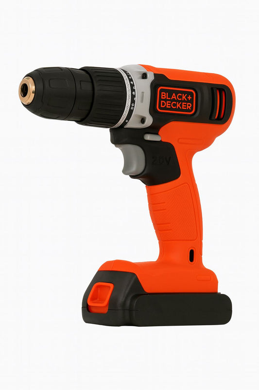 Taladro/Atornillador de Impacto Inalámbrico Black+Decker 20V (3/8”)30Wh 2Ah