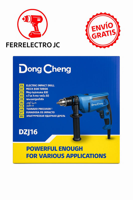 Taladro Percutor Dong Cheng DZJ16 – 750W de Media Pulgada