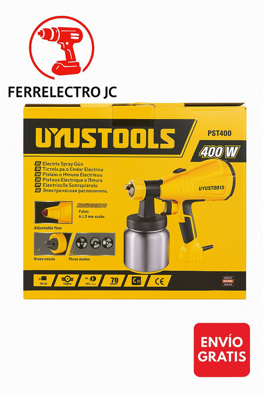 Pistola Eléctrica para Pintura Uyustools PST400 – 400W Profesional