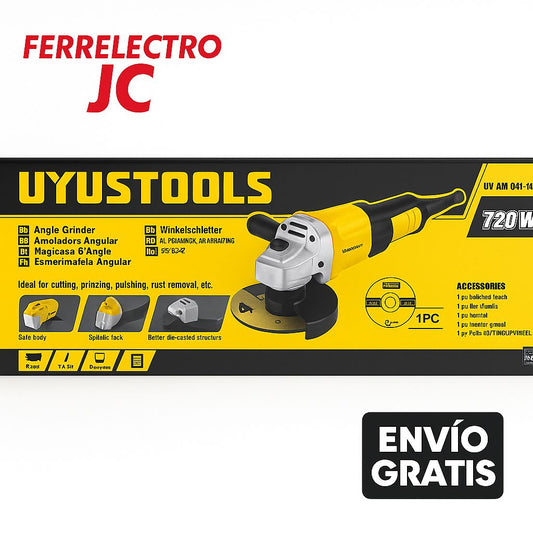 Pulidora Angular Uyustools 720W – 4.5” Profesional