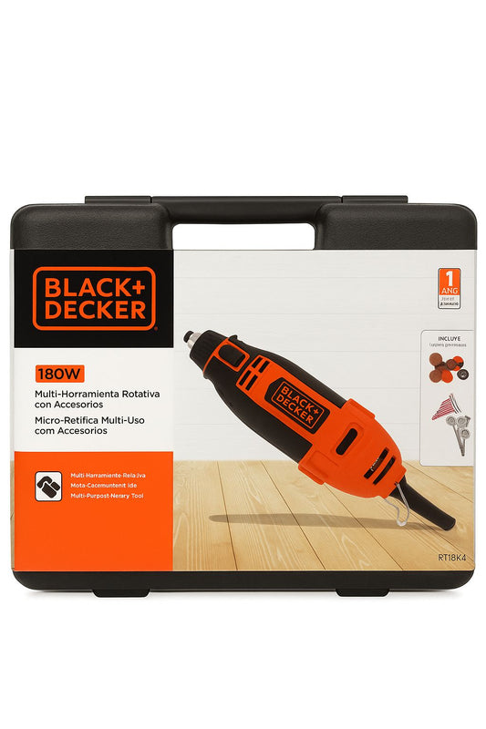 Moto tool Black+Decker 180W con 110 Accesorios